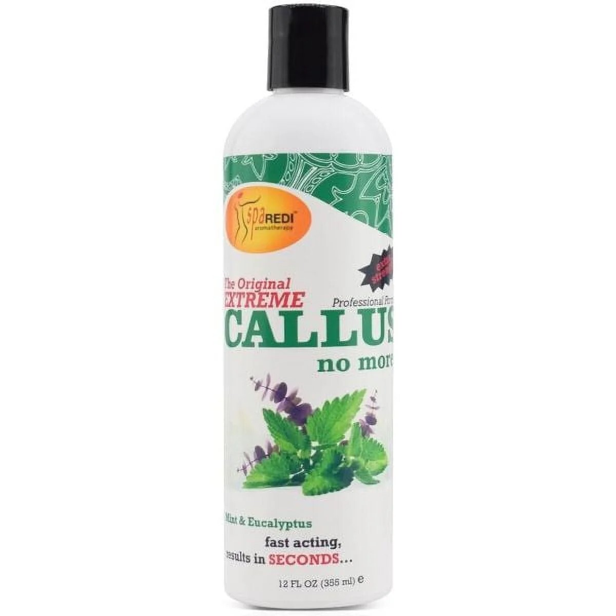 Spa Redi Callus Remover Mint & Eucalyptus 12 Oz