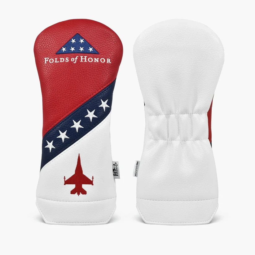 PRG Golf 2025 Folds of Honor Elite College Fairway Cover (Red White & Blue)