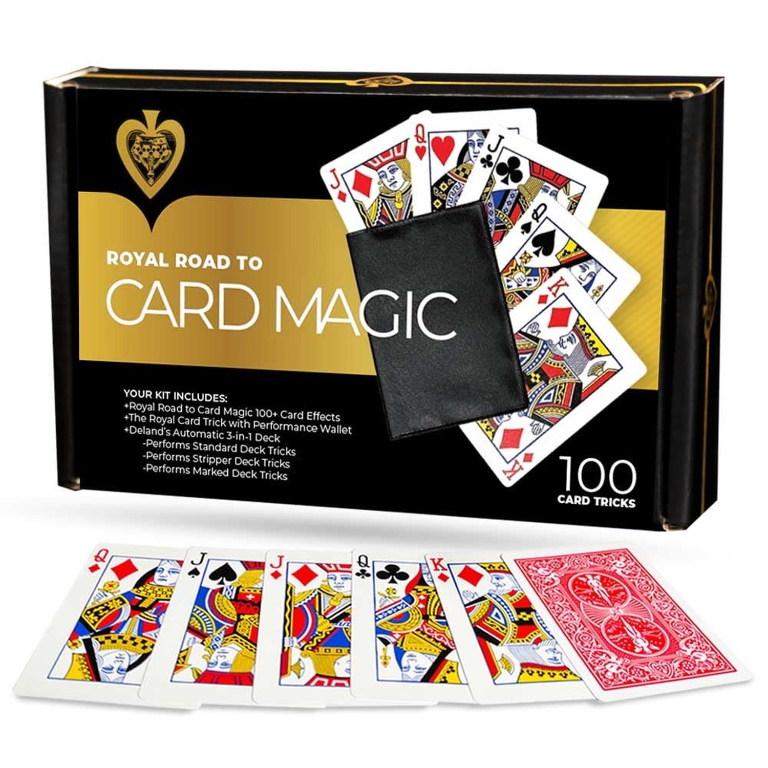 Card Tricks for Beginners to Master Level - Royal Road to Card Magic 100 Effe...