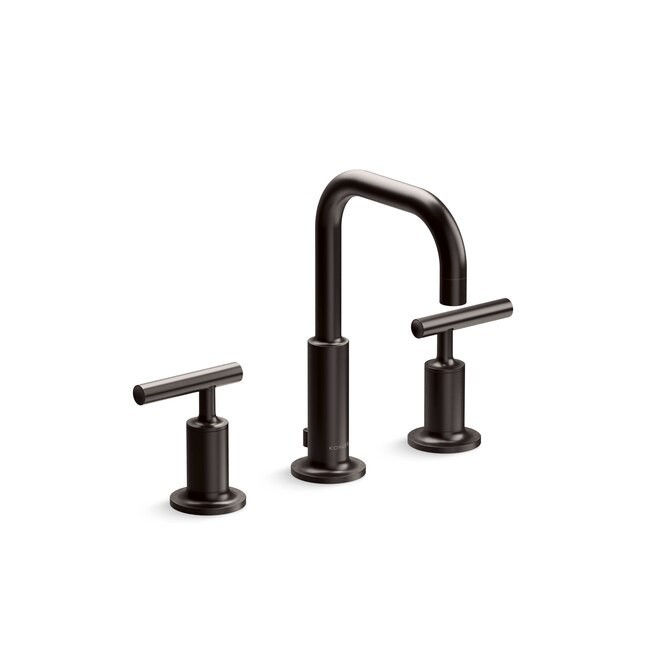 Kohler Purist Widespread Bathroom Faucet - K-14406-4-BL -MATTE BLACK FINISH