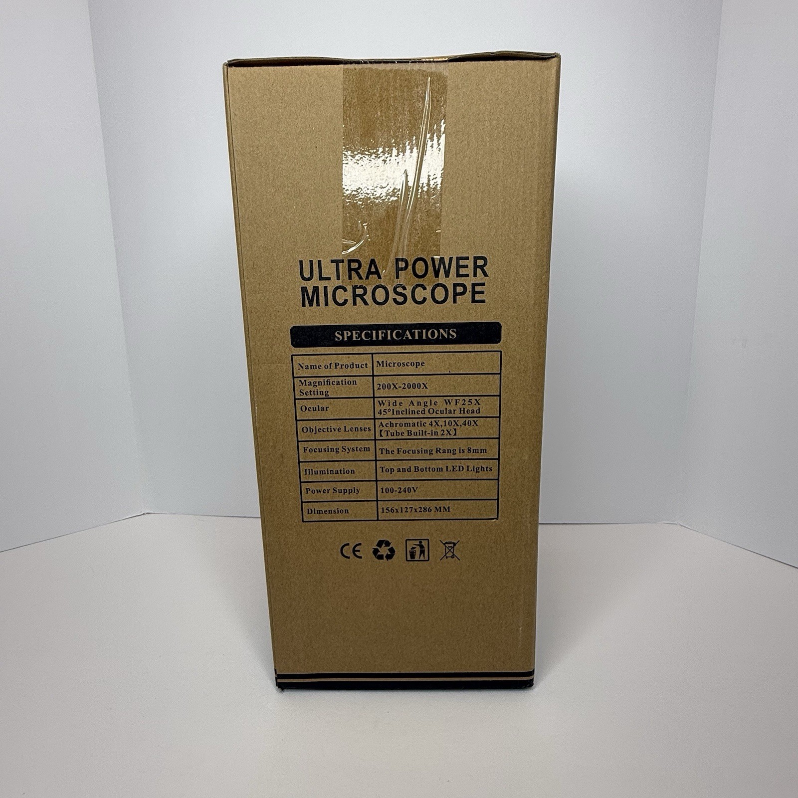 Maxlapter Ultra Power Microscope Kit With Specimens 200-2000X Magnification New