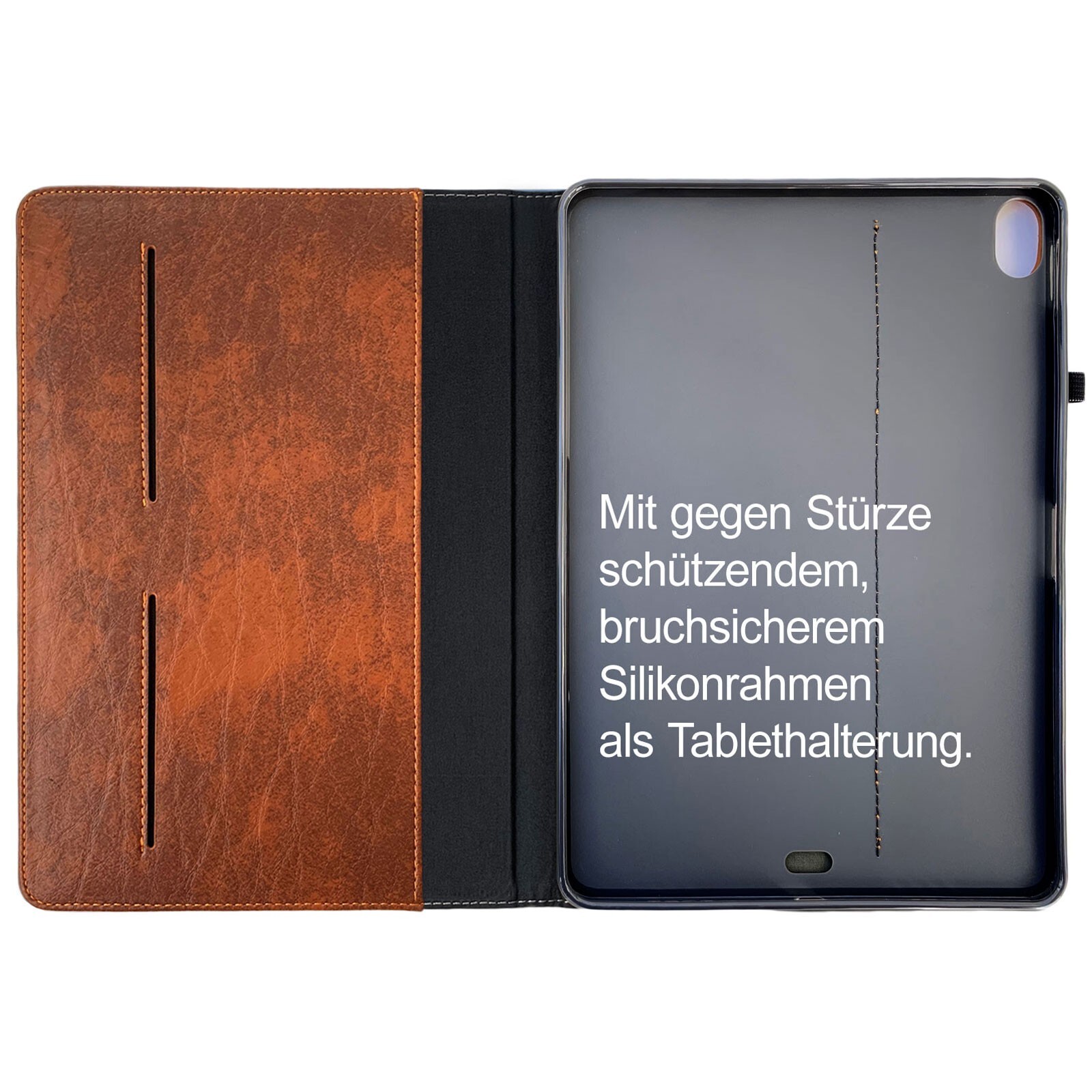 Leather Case for Apple iPad mini (A17 Pro) Stand Case Protective Tablet Cover