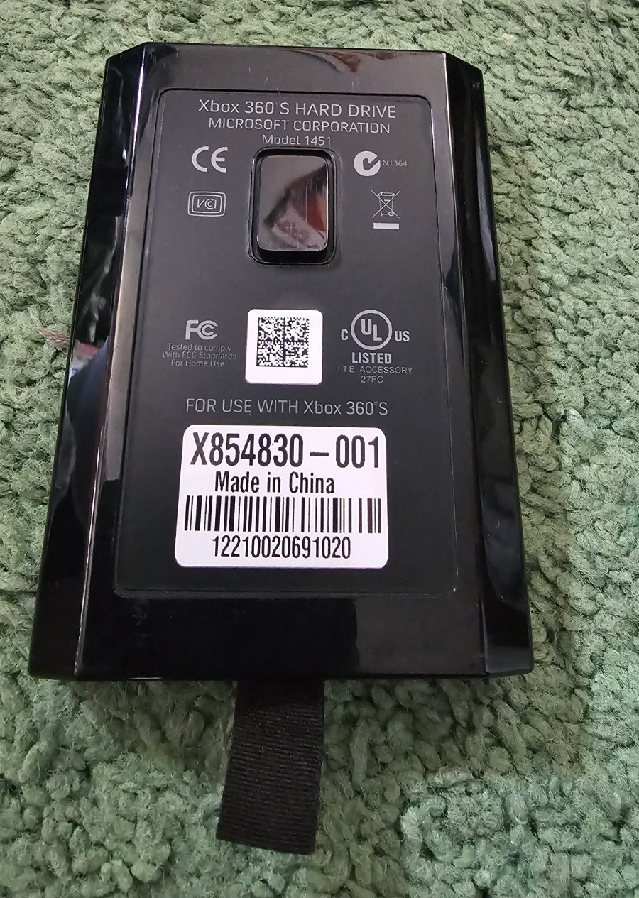 Microsoft Xbox 360 S 250GB Internal Hard Drive Black