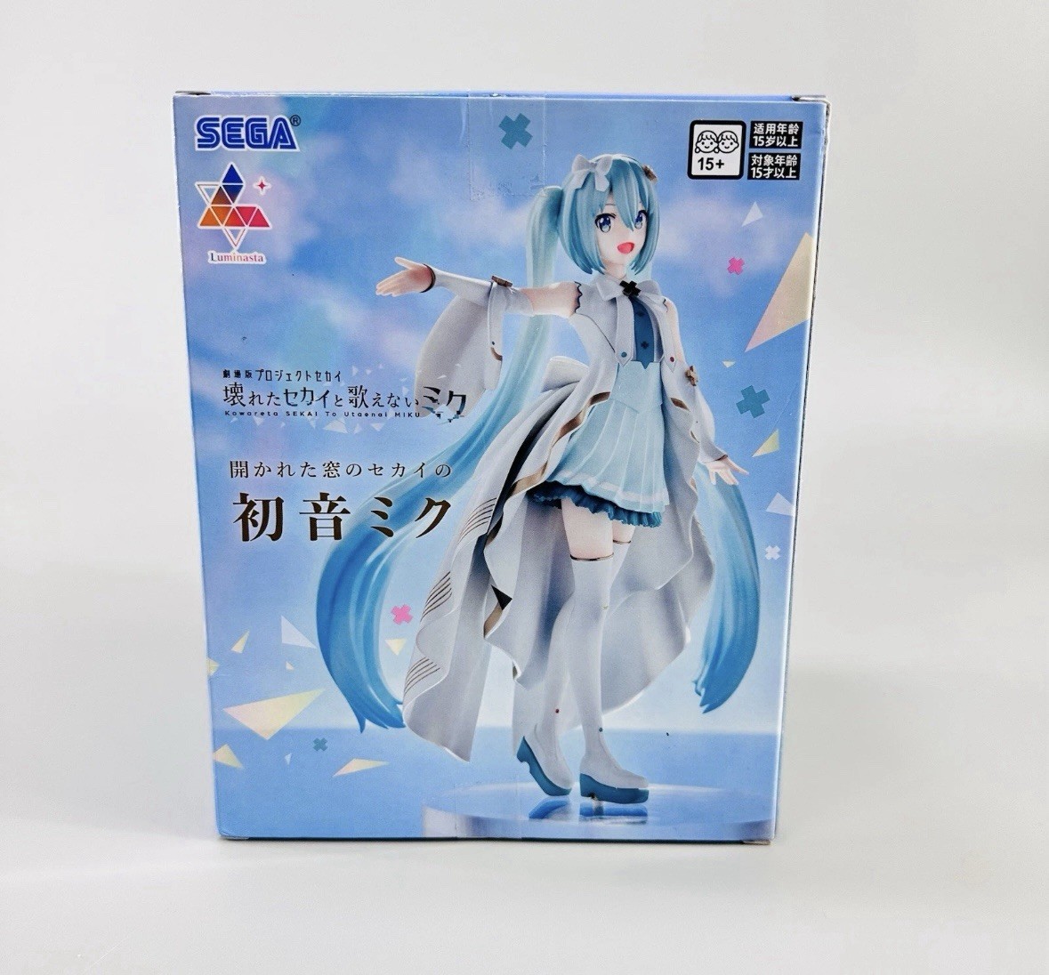 Hatsune Miku Kowareta Sekai to Utau Miku SEGA Luminasta Figure - US Seller