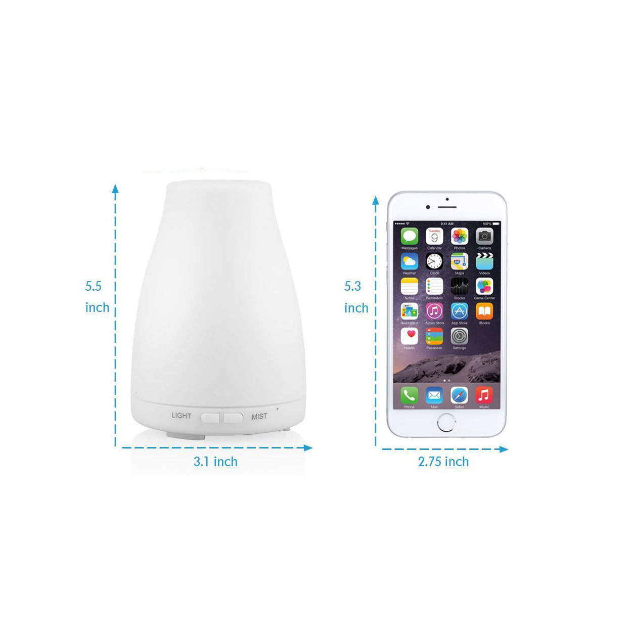 Aroma Humidifier – Essential Oil Diffuser for Home Atmosphere