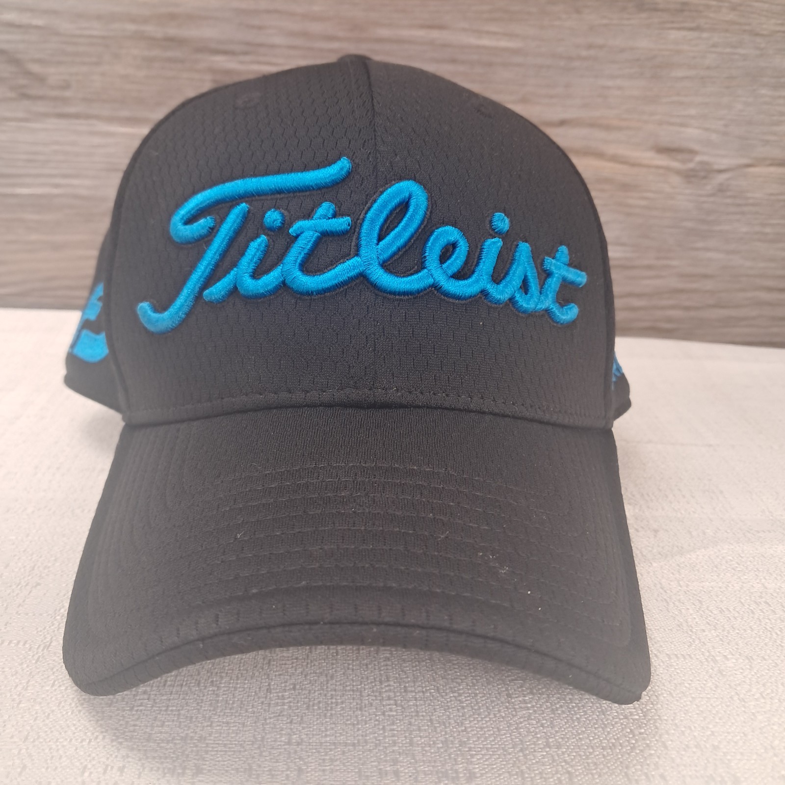 Footjoy FJ Titleist Pro V1 Hat Fitted Size Adjustable Blue Black Golf Cap