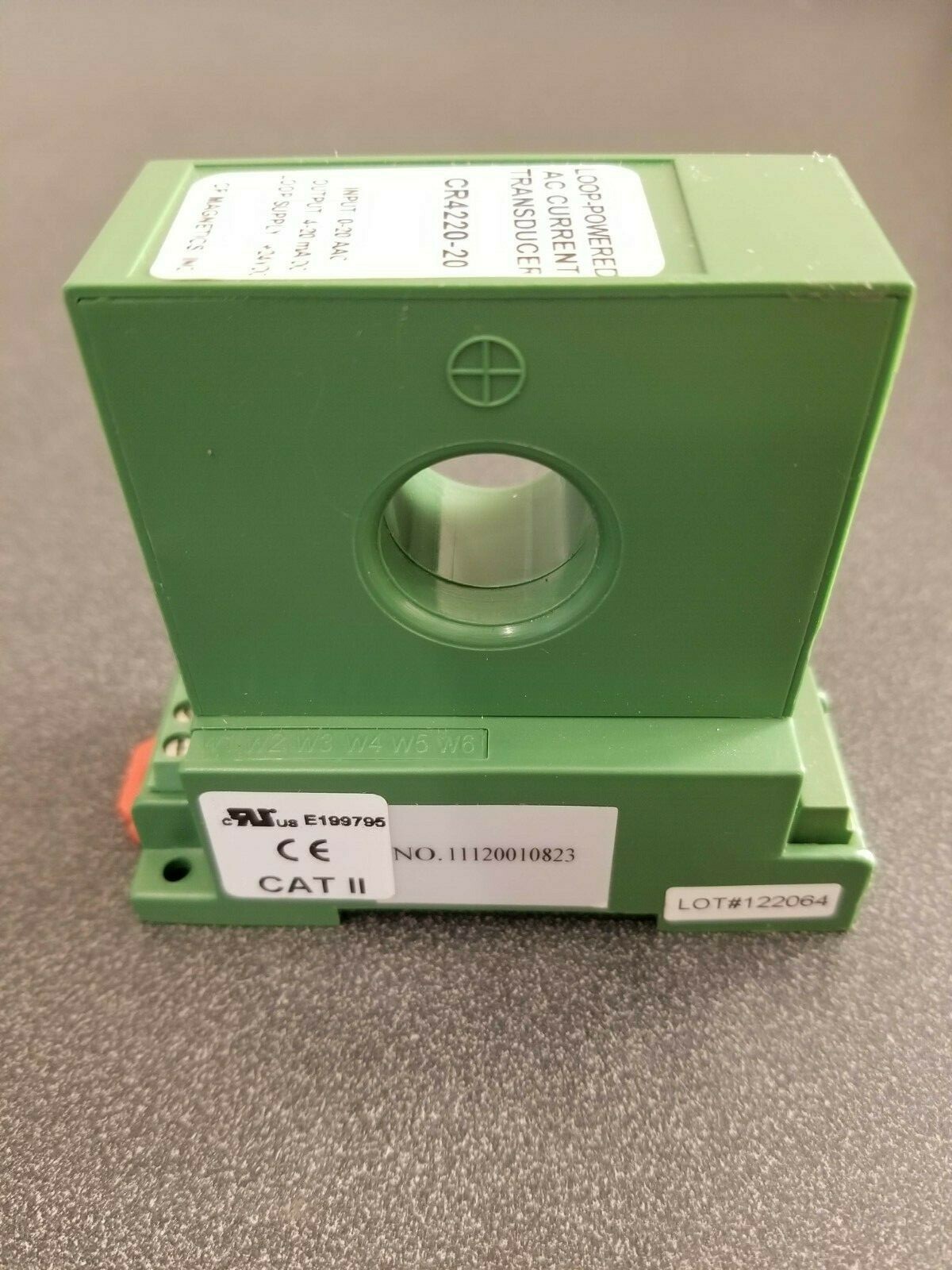CR Magnetics CR4220 Loop-Powered AC 20A Current Transmitter Transducer