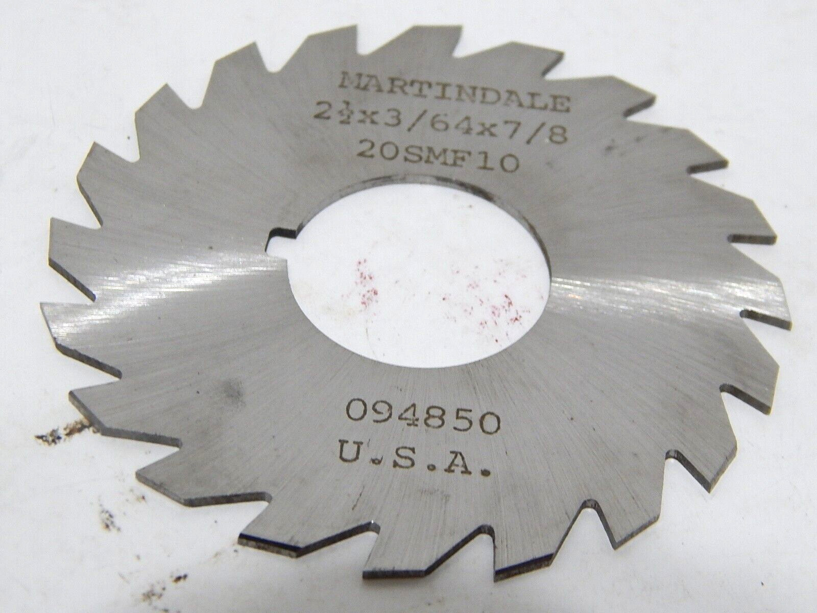 MARTINDALE SLITTING SAW 2-1/2X 3/64X7/8 20 TEETH USA