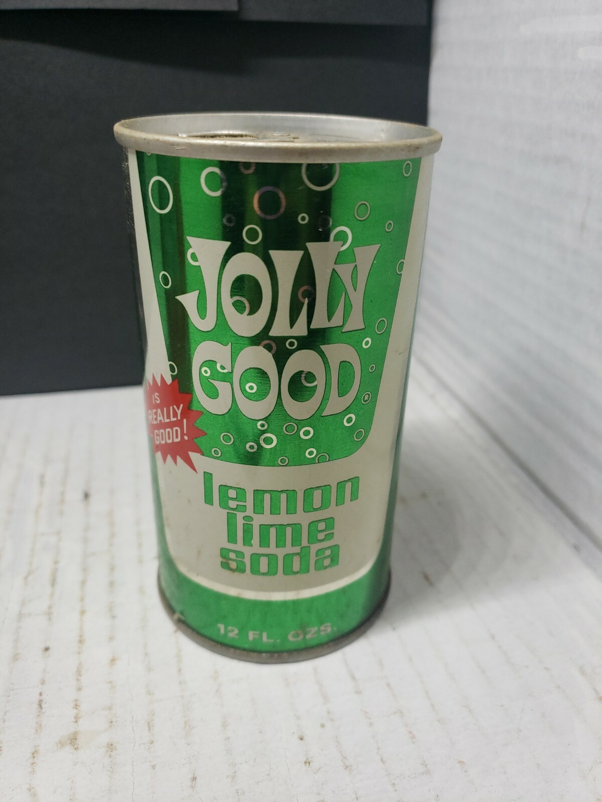Vintage Jolly Good Lemon Lime Empty Soda Can
