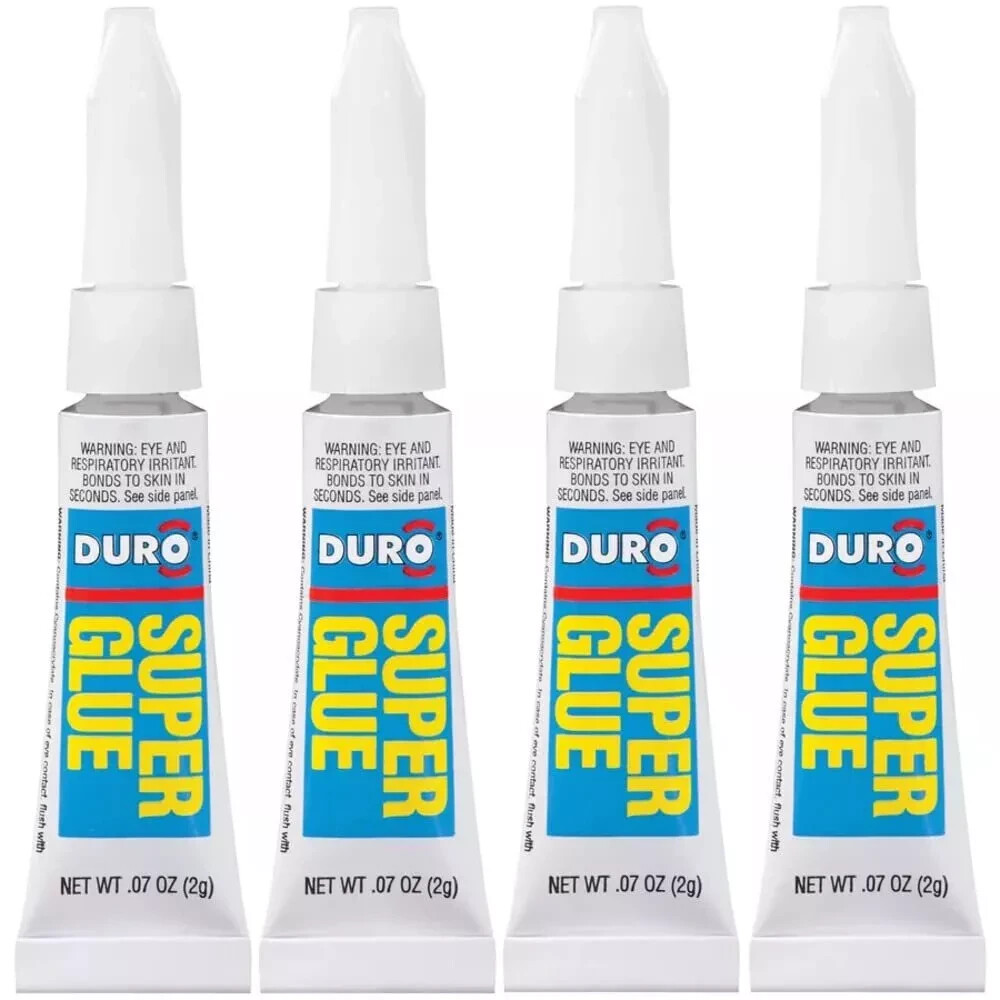 NEW Duro Super Glue, Clear Superglue, Cyanoacrylate Adhesive Instant Glue, Quick
