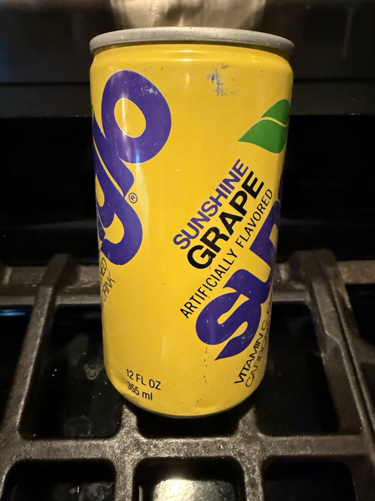 Vintage SUNGLO 12oz. Empty Aluminum Soda 🥤 Can Grape 🍇