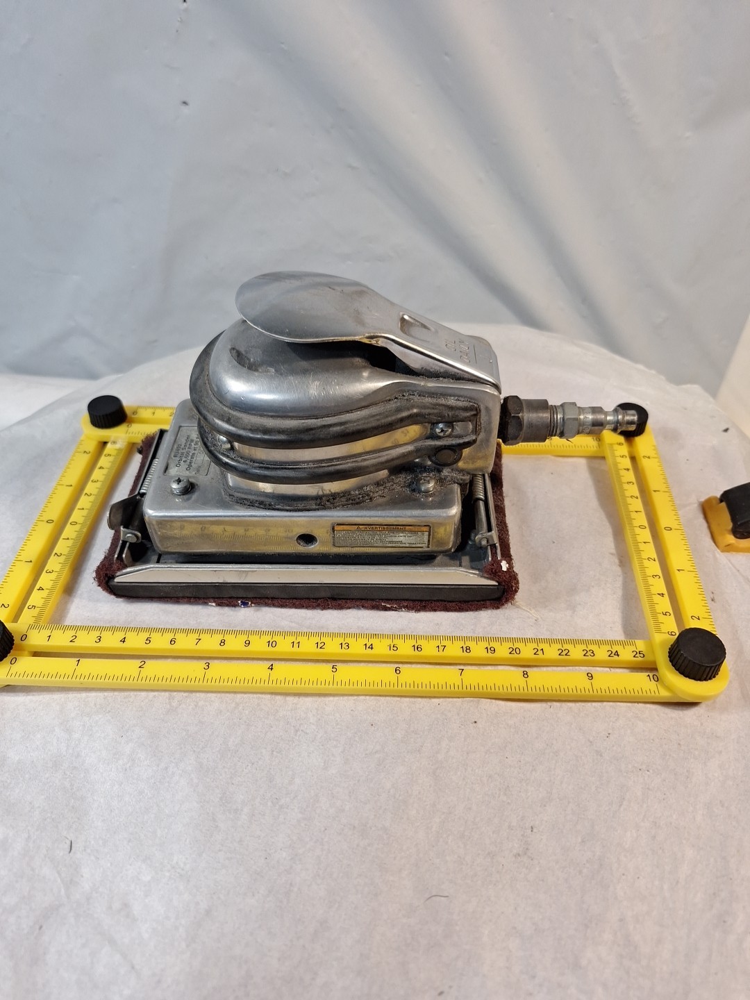Unbranded Orbital Sander One Size Silver Excellent 6500RPM 90PSI R3492 Gear