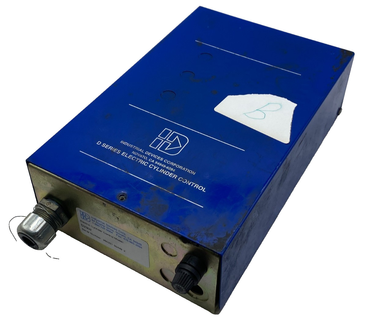 INDUSTRIAL DEVICES CORPORATION D SERIES ELECTRIC CYLINDER CONTROL MODEL D2302