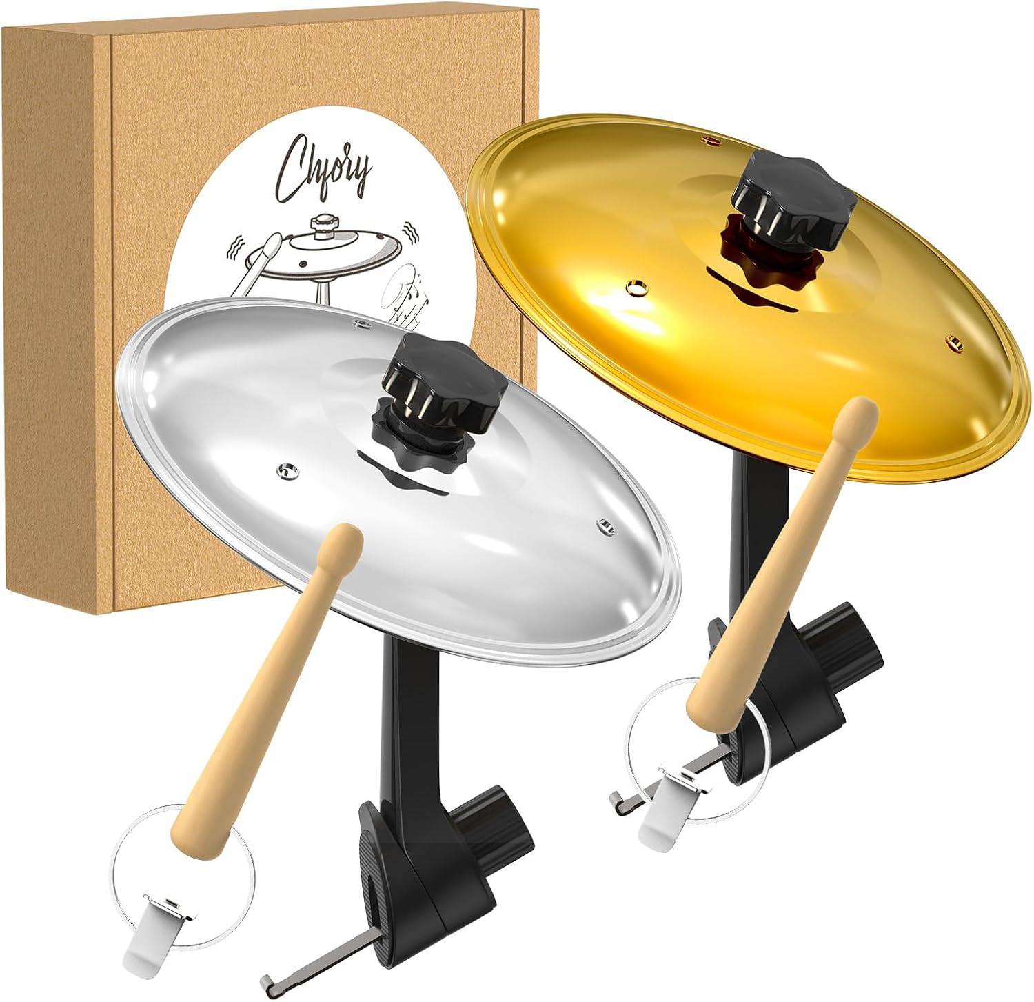 Mini Drum Cymbal Air Vent Set for Car - Fun Gift for Music Lovers