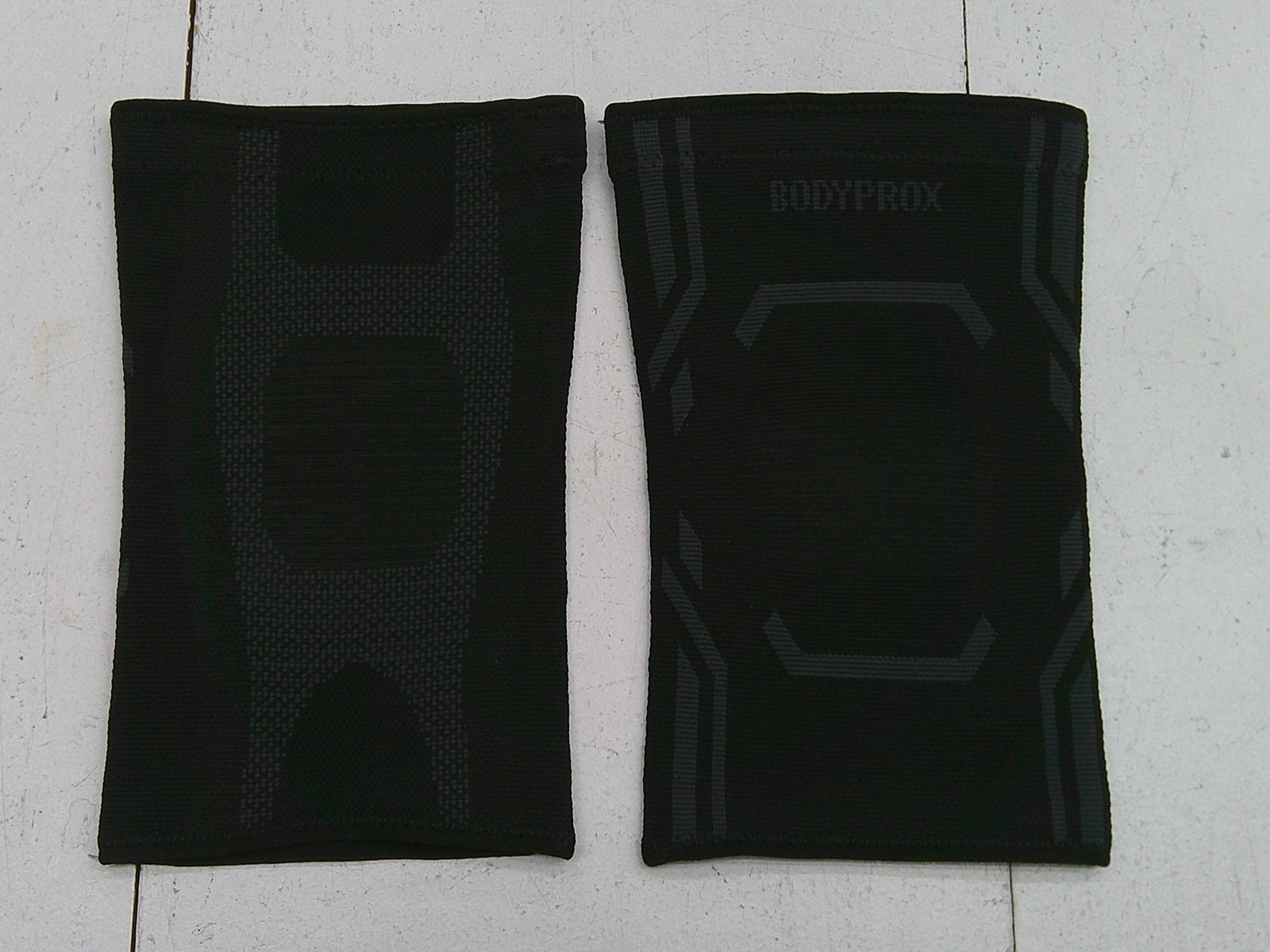 Bodyprox Knee Compression Sleeves 2 Pack Medium Black Sports Support Braces