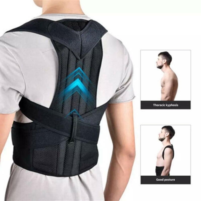 Posture Corrector Full Clavicle Support Adjustable Back Straightener Men Women