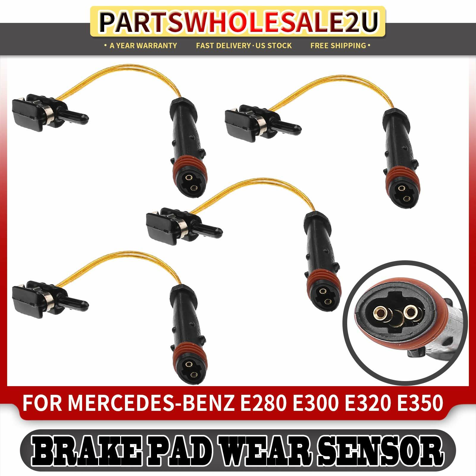 4x Front & Rear Brake Pad Wear Sensors for Mercedes-Benz C230 E320 Maybach 57 62