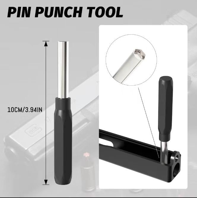 Sight Pusher Tool with Tool Kit, Sight Pusher for Handguns Front Rear Sight Remo