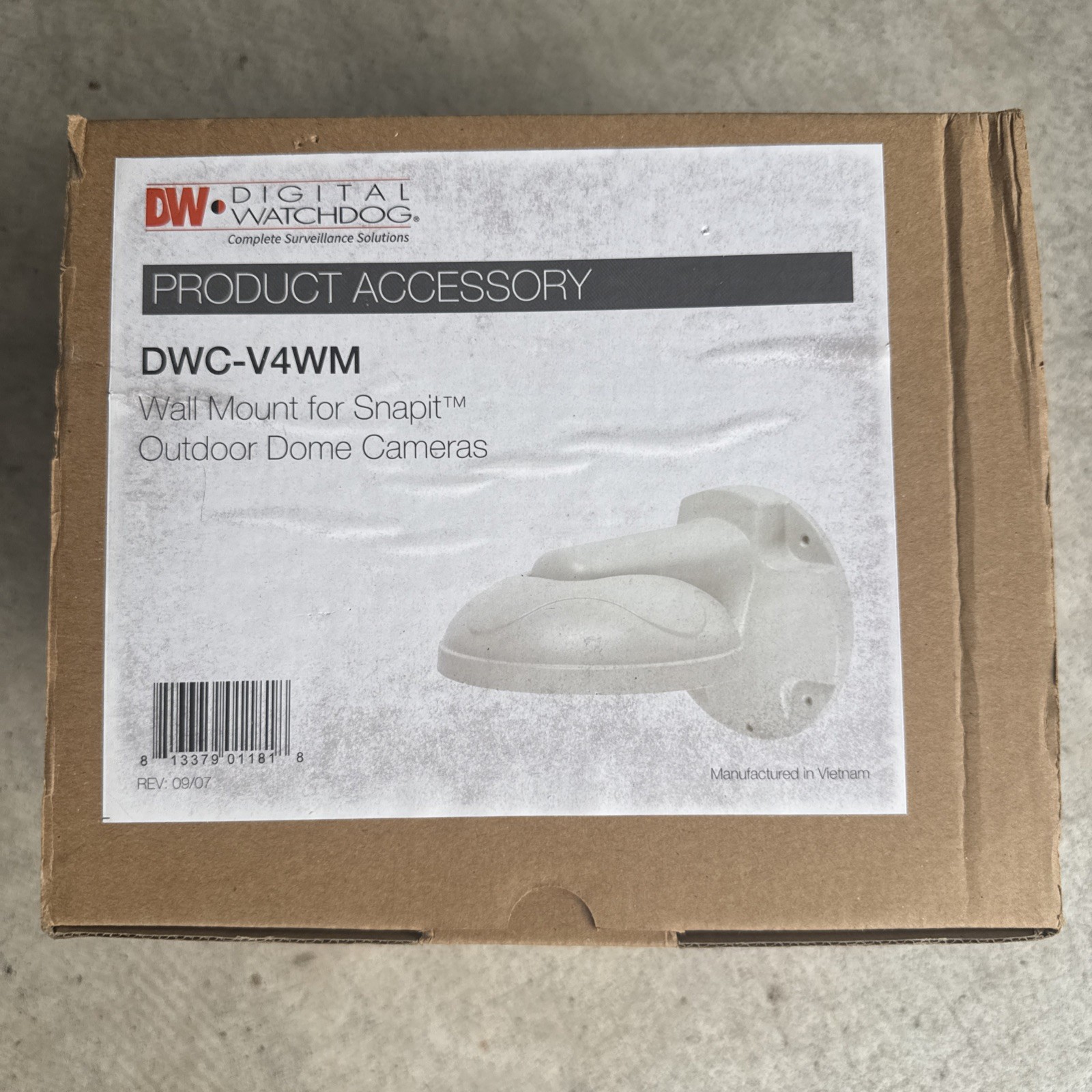 Digital Watchdog DWC-V4WM Wall Mount for Snapit Vandal Dome Cameras