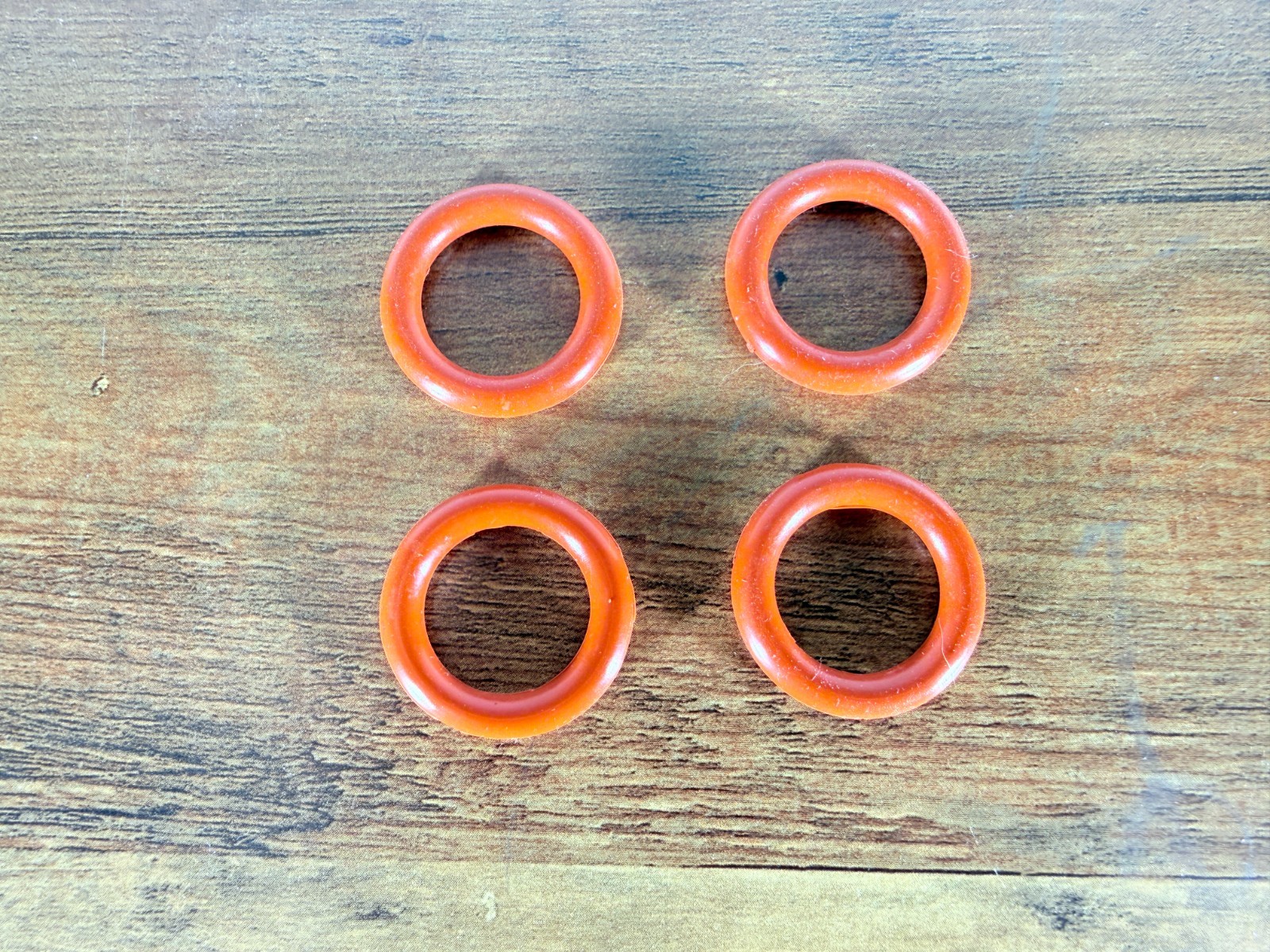 4 Pcs Silica Gel Tube Damper Silicone O-Rings For 6SN7 6V6 Tube
