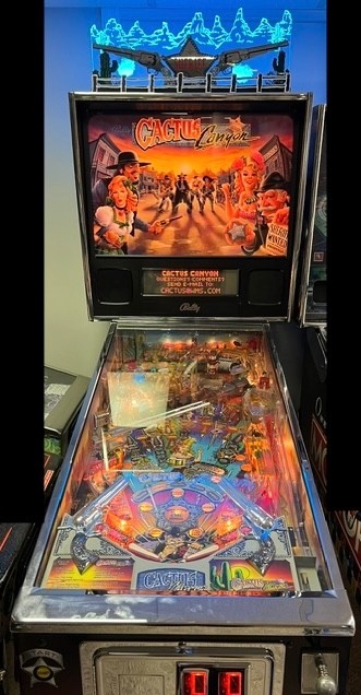 Cactus Canyon Original 1998 Bally Pinball Machine Used Restored Chrome Armor