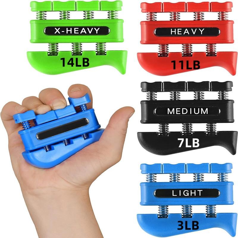 Dual Hand Grip Finger Strength Trainer Rehab Exerciser Hand Workout Tool