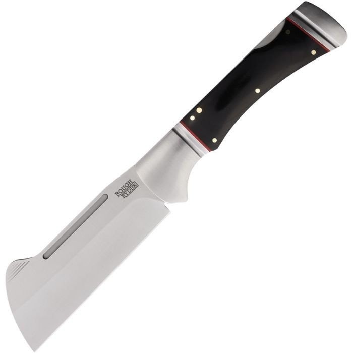 Rough Ryder Camp Side Cleaver Folding Knife Burlap Micarta Handle RR2680 TR6469