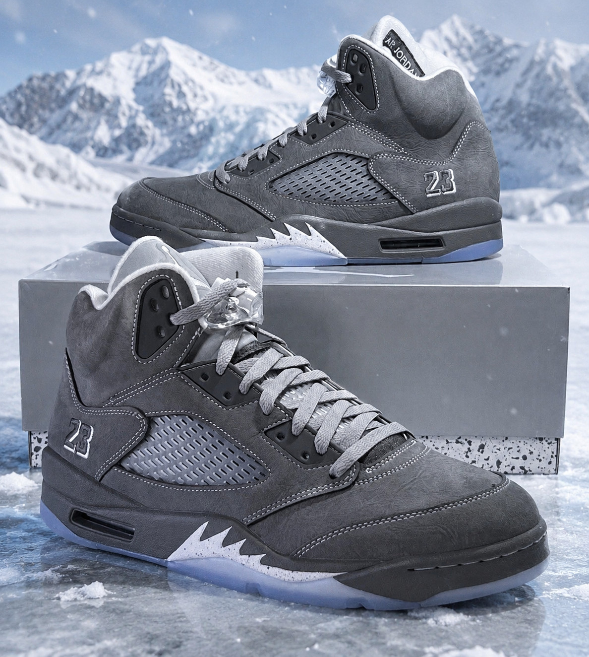 Men's Jordan 5 "Wolf Grey" 2026 Size US 7-12 NEW
