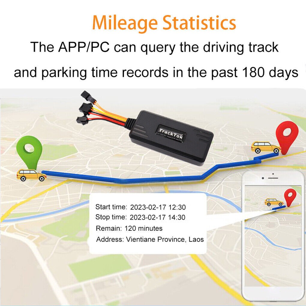 Car GPS Tracker 4G Real-time Tracking Anti Theft Device Remote Control Locator