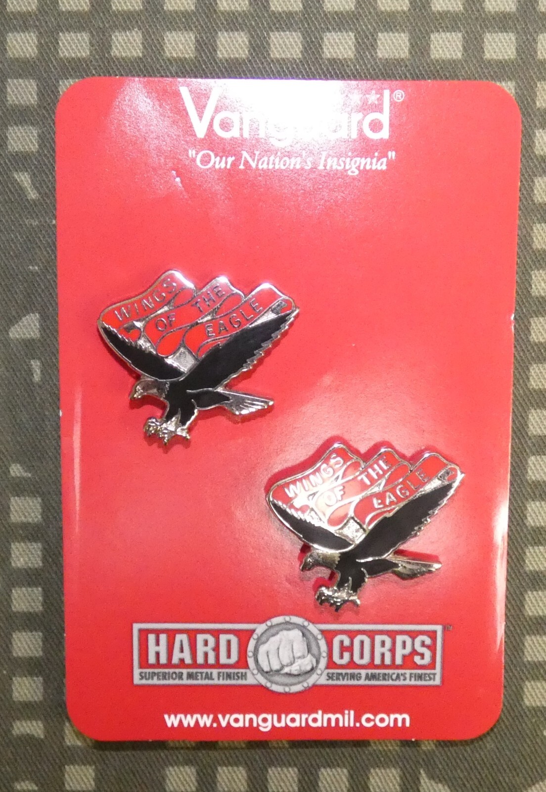 Original US Army 101st Aviation Battalion DUI Unit Crest (Vanguard, pair)