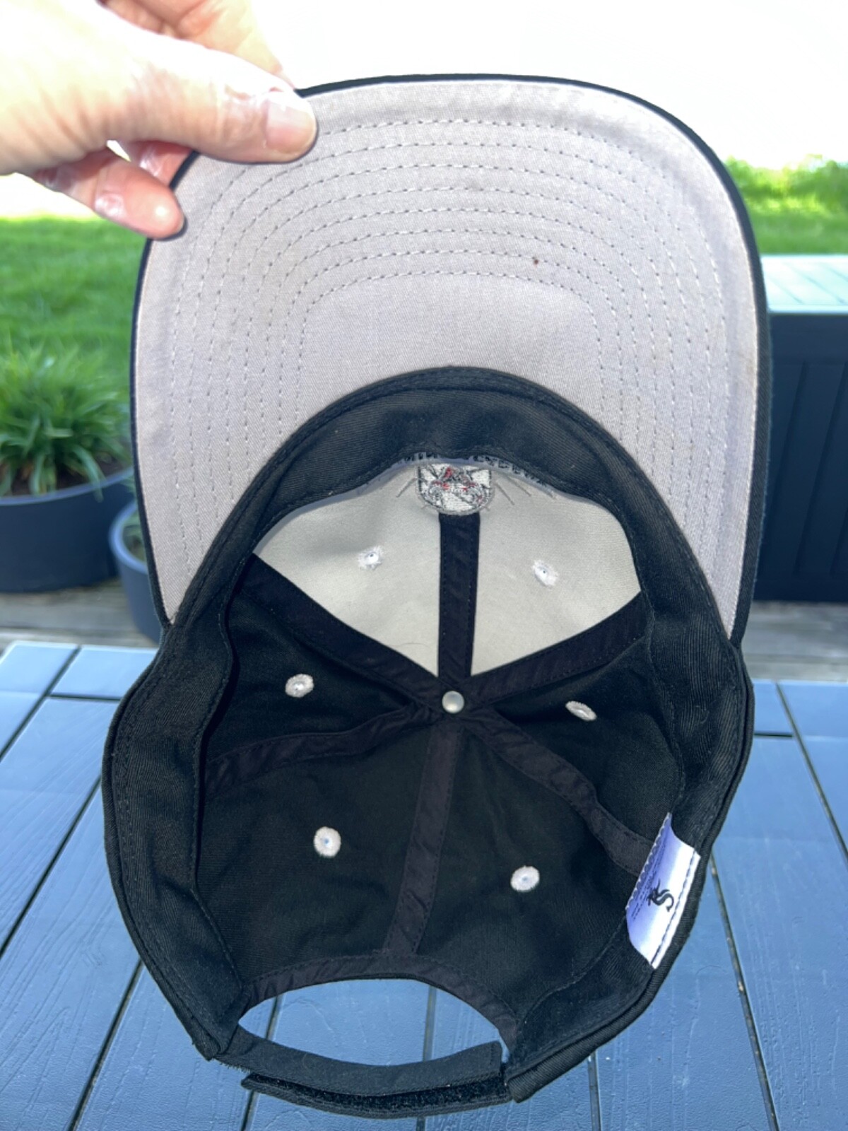 Chicago Bulls/White Sox Black Training Academy Black Hat Cap w 4 Stars Hook Loop