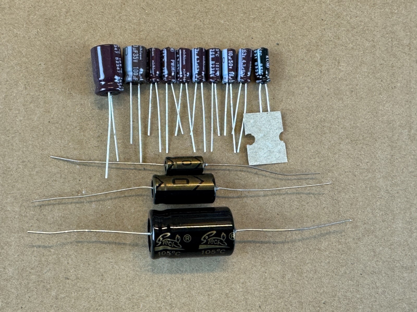 Technics SP-10 Recap Kit Turntable Capacitor Set