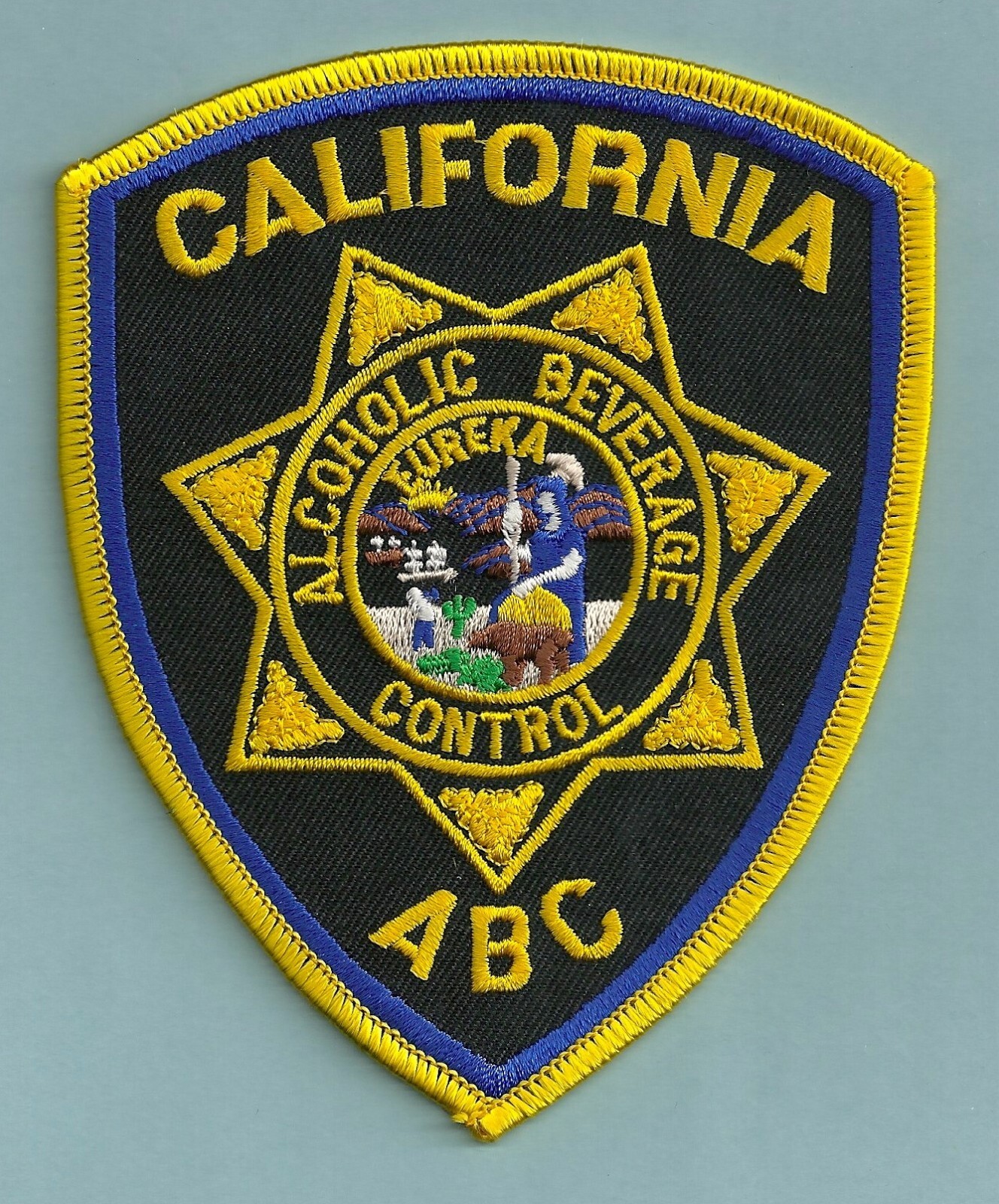 CALIFORNIA ALCOHOLIC BEVERAGE CONTROL ENFORCEMENT SHOULDER PATCH