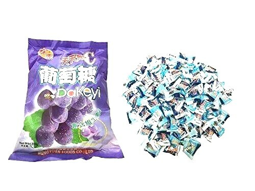 Hongyuan Classic GRAPE Hard Candy - 12.3 Oz (1 Pack)