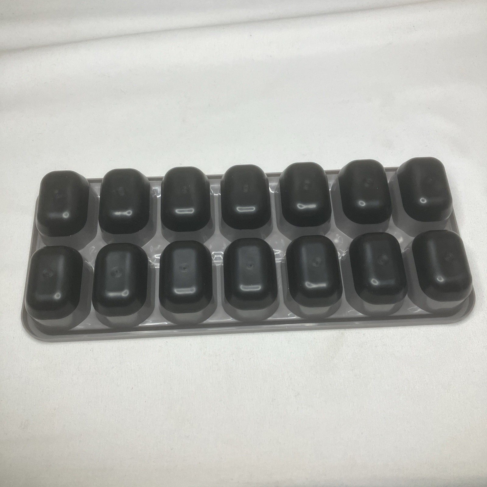 Silicone Ice Cube Tray 4 Pack w/Spill-Resistant Removable Lid, Easy-Release
