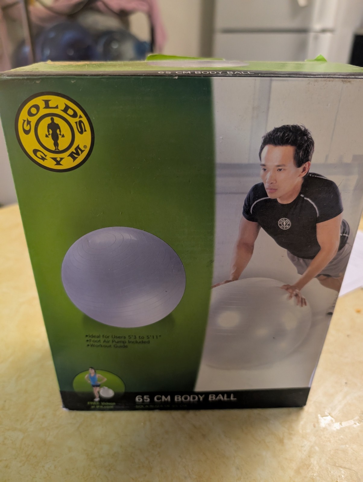 Fitness Lot Pilates Ring + Waist Trimmer Belt + Gold’s Gym 65cm Body Ball