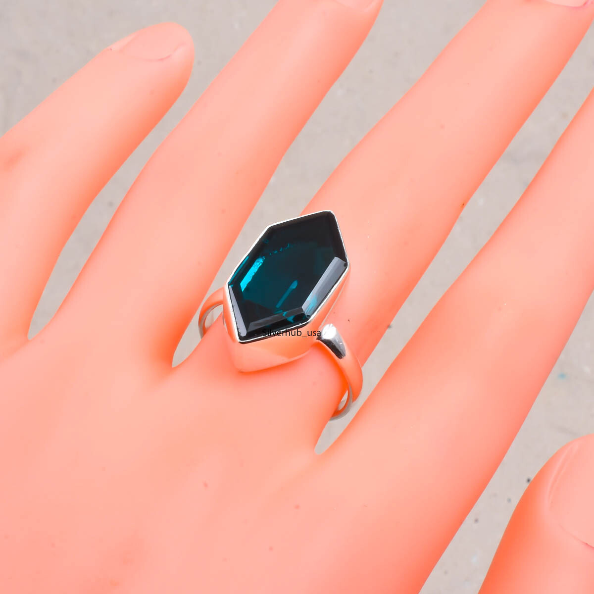 Tourmaline 925 Sterling Silver Handmade Ring Valentine Day Jewelry SE-1326