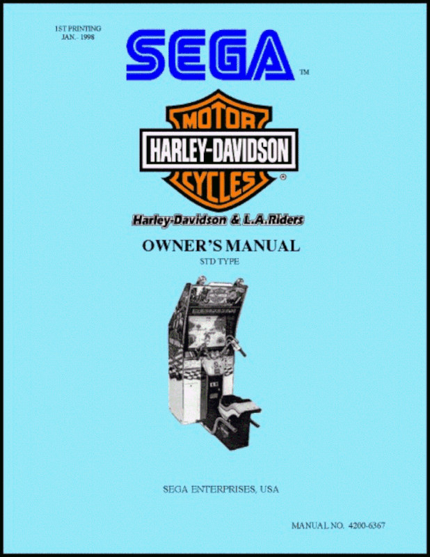 HARLEY DAVIDSON L.A. RIDERS Operations/Service/Repair/Troubleshooting Manual vB