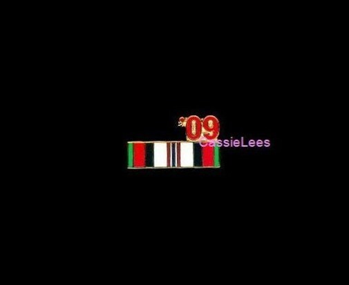 Afghan Vet '09 Service Ribbon + a custom promo pin