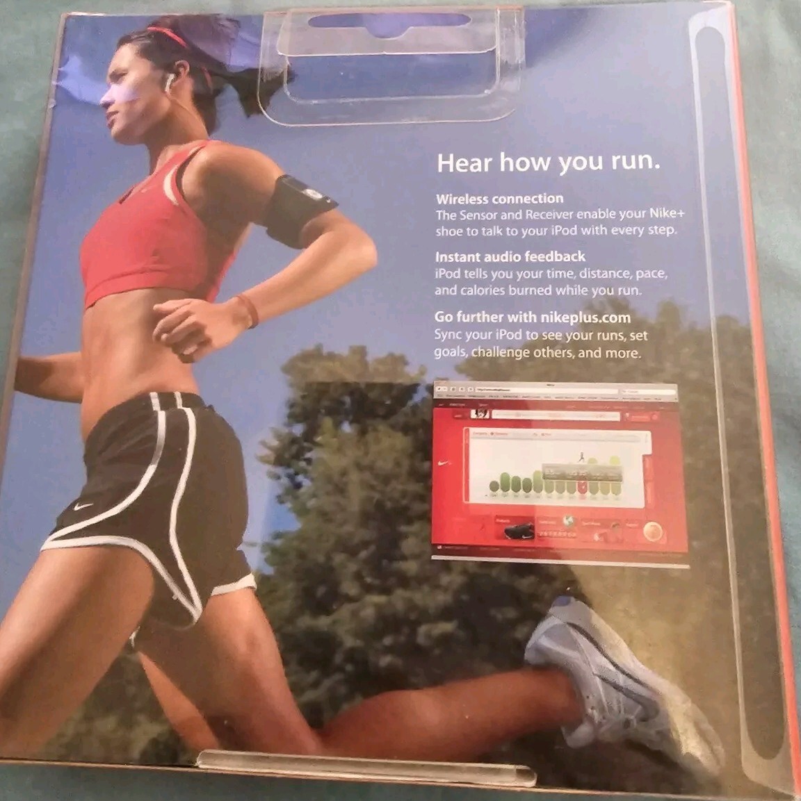 Nike + iPod Sport Kit Running Shoe Sync Sensor Wireless Connection Apple New