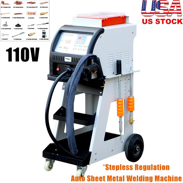 Dent Pulling Machine Spot Welder Dent Puller Kit Car Body Repair Machine 110V