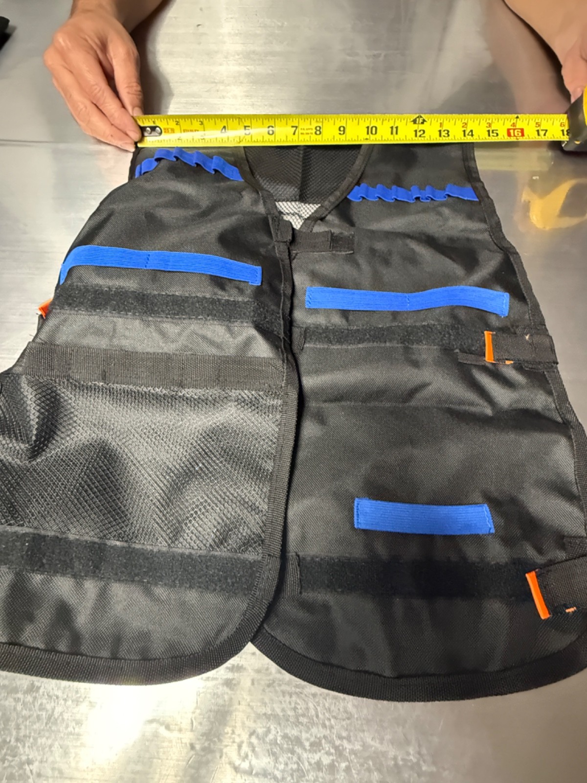 Nerf Tactical Black Vest One Size NO Darts included