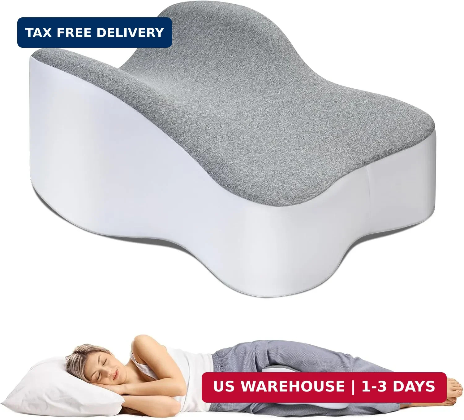 Knee Pillow for Side Sleepers,Leg Pillows for Sciatica,Knees,Hips,Joints Between