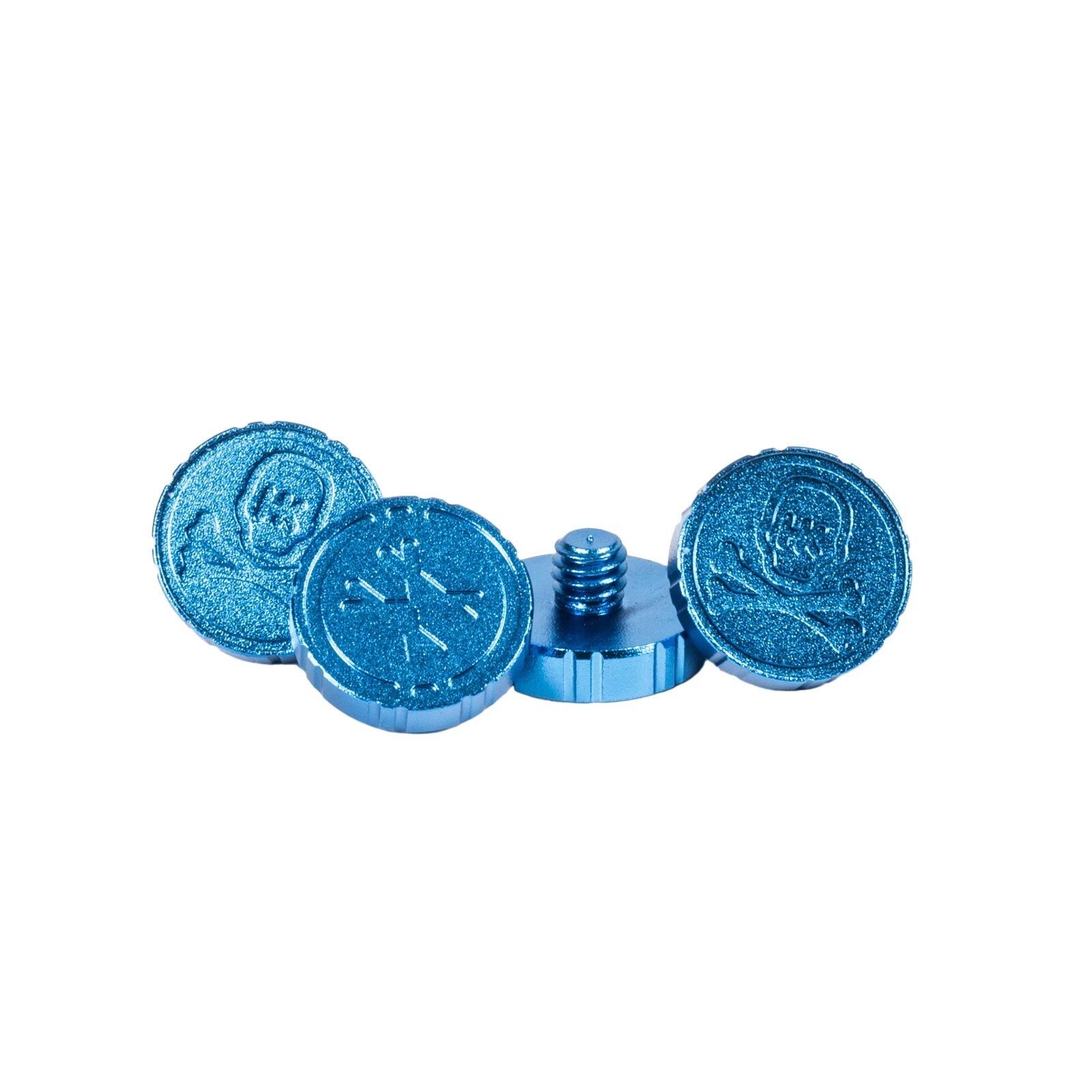 HK Army Machined Screw Set for KLR and Proflex - Icon - Blue