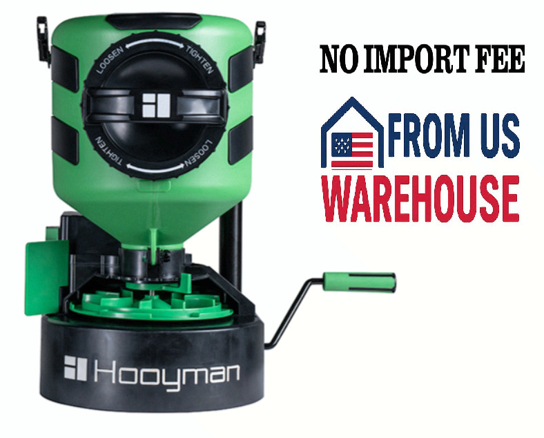 Hooyman 35 lb Manual Chest Spreader Seed Fertilizer Salt Broadcast 1135909