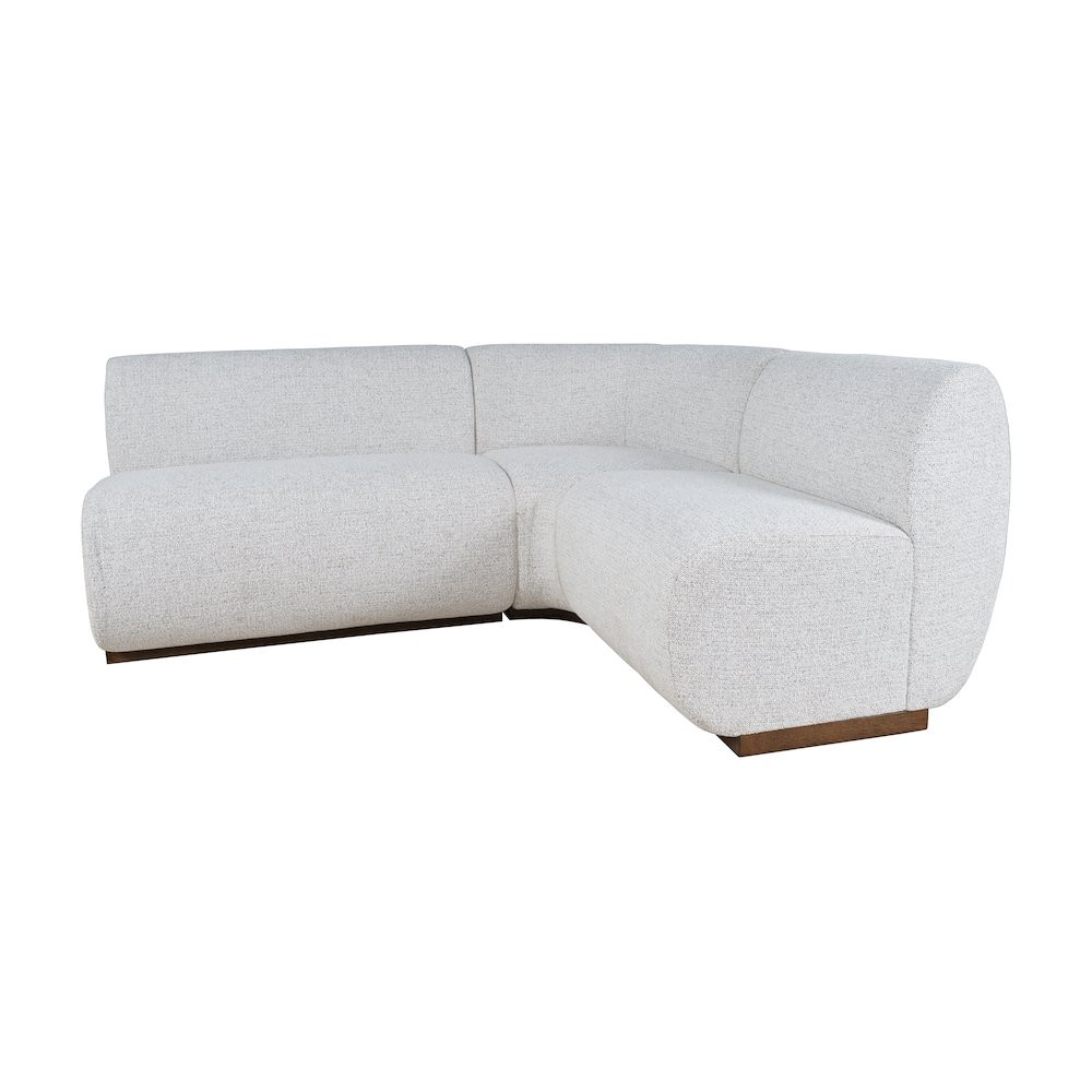 Modern Banquette Upholstered Sectional Bench Seating with Performance Fabric