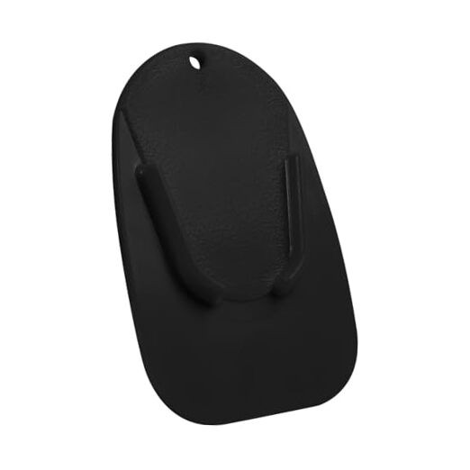 Motorcycle Support Pad Moto Motorcycle Foot Kickstand Support Plate 1 Pcs Black