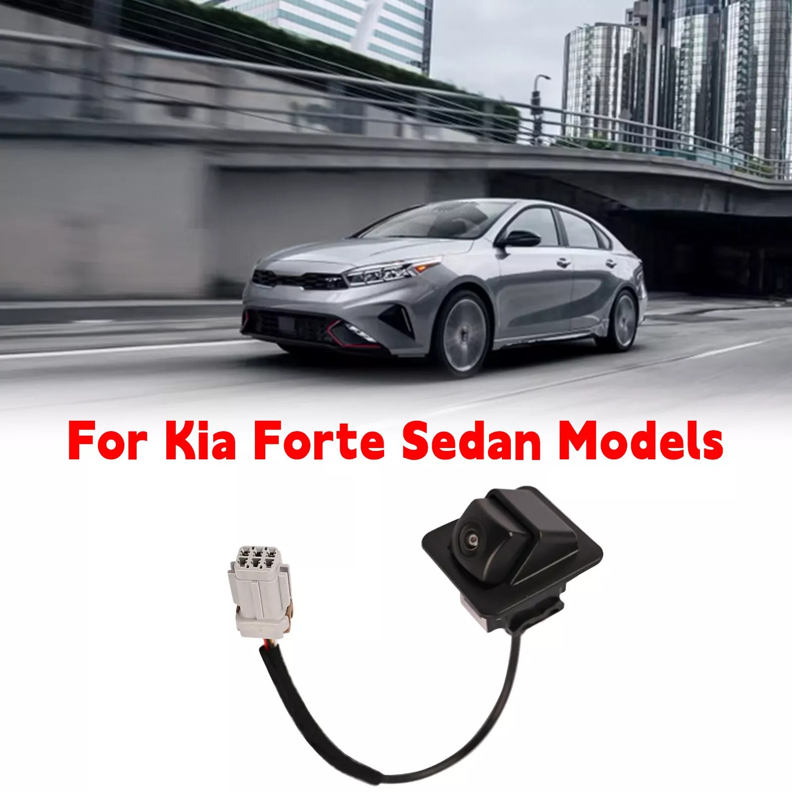Black Rear View Back Up Camera Fit For Kia Forte Sedan 2014 15 2016 95760-A7000