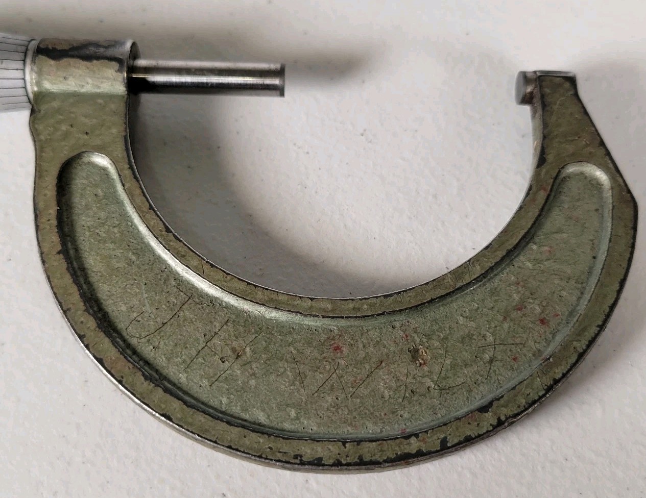 Fowler Helios Micrometer, 2” - 3" Range .0001 Ratcheting Locking Vintage