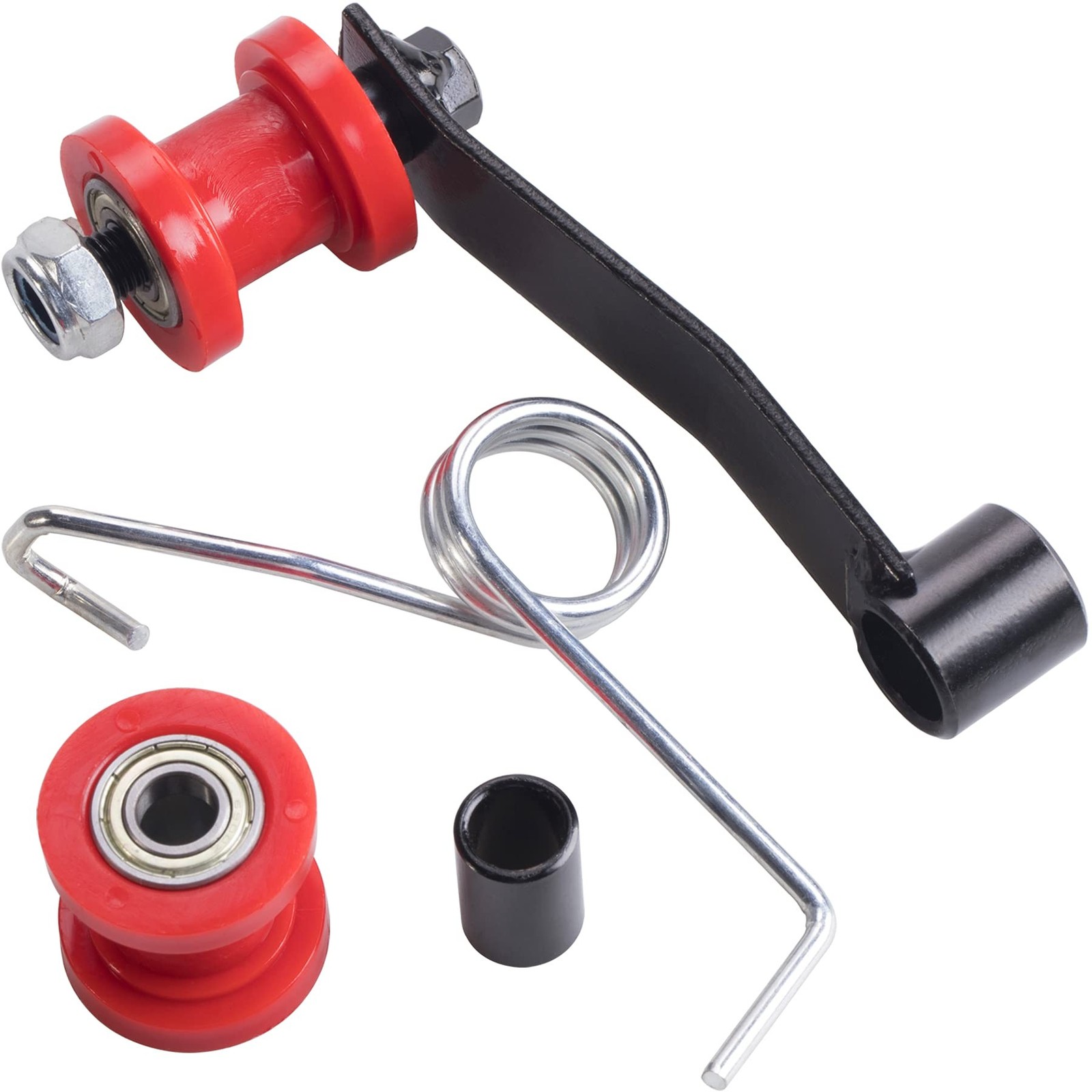 Chain Slider Tensioner Adjuster Roller Guide Fit For ATV Coolster Go Kart 4 W...